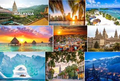Destinații de vis pentru o vacanță de iarnă memorabilă departe de Europa Foto Colaj DMS