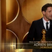 Adrien Brody    Cel mai bun actor într un film – dramă (The Brutalist) Foto Captură Video jpg