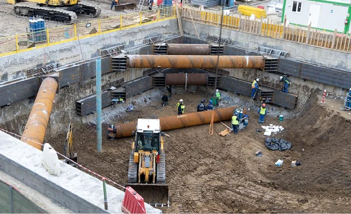 Lucrările au început în februarie 2024 FOTO Metrorex