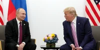 Vladimir Putin şi Donald Trump la summitul G20 din Japonia FOTO EPA-EFE