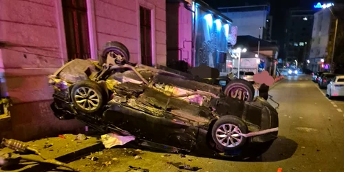 Accident în centrul Piteștiului Foto ISU Arges 2 jfif
