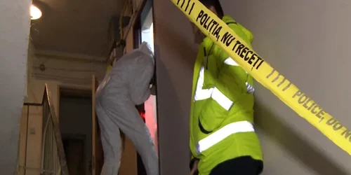Cercetări la locul unei morți suspecte Foto DMS jpg