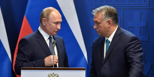 Vladimir Putin si Viktor Orban FOTO AFP