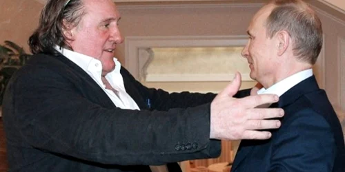Gerard Depardieu si Vladimir Putin jpg