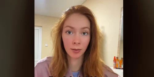 tanara din Ucraina, mesaj pentru români Foto Captură video TikTok jpg