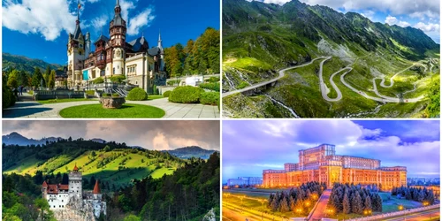 Colaj obiective turistice Romania FOTO Shutterstock 