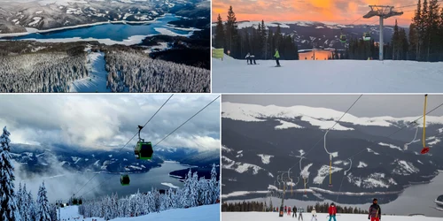 Pârtiile cu cea mai spectaculoasă priveliște din țară Transalpina Ski Resort Foto Colaj / DMS