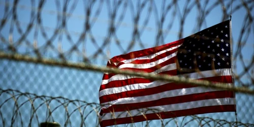 Steagul SUA fluturand la Delta Camp 5 de la Guantanamo FOTO EPA-EFE