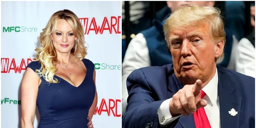 Stormy Daniels și Donald Trump FOTO Profimedia jpg