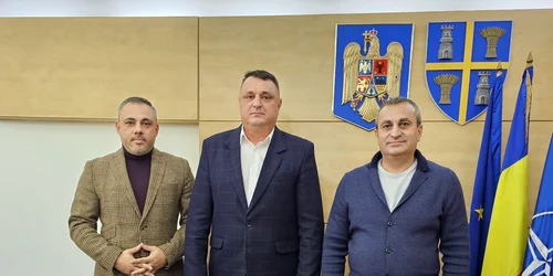 liviu voiculescu, primar tudorica marian, pres cj marrius oprescu foto FB PSD Olt jpg